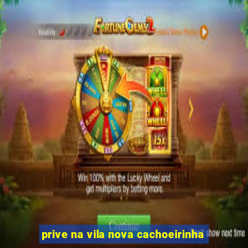 prive na vila nova cachoeirinha